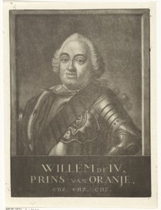 Portret van Willem IV, prins van Oranje en Nassau