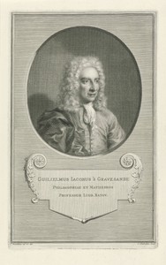 Portret van Willem Jacobs 's Gravesande