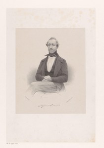 Portret van Willem Petrus Jacobus Maas Geesteranus