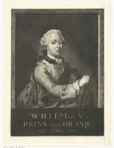 Portret van Willem V, prins van Oranje en Nassau