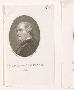 Portret van William Cavendish-Bentinck, 3rd Duke of Portland