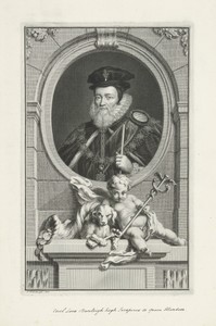 Portret van William Cecil, lord Burghley