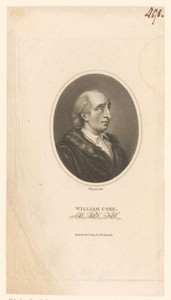 Portret van William Coxe