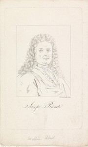Portret van wiskundige Jacopo Francesco Riccati