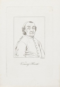 Portret van wiskundige Vincenzo Riccati
