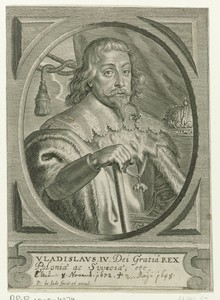 Portret van Wladislaus IV, koning van Polen en Zweden
