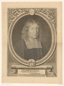 Portret van Wolfgang Adam Lauterbach