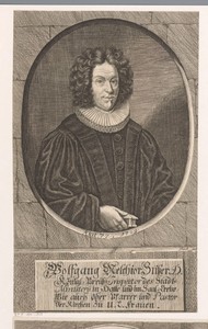 Portret van Wolfgang Melchior Stisser