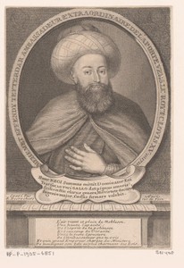 Portret van Yirmisekiz Mehmed Çelebi
