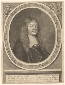 Portret van Zacharias Stenglin