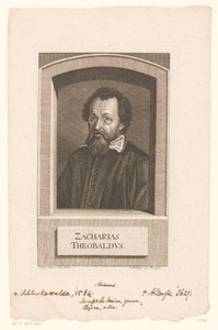 Portret van Zacharias Theobald