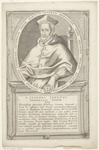 Portret van Zanetto de Udine, 38ste Minister Generaal van de franciscaner orde
