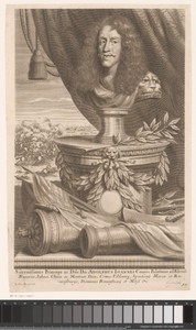 Portretbuste van Adolf Johan Pfalz-Zweibrücken