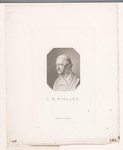 Portretbuste van Christoph Martin Wieland
