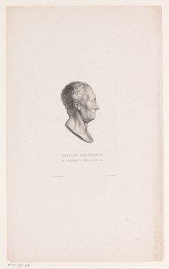 Portretbuste van Franciscus Hemsterhuis