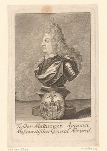 Portretbuste van Fyodor Matveyevich Apraksin