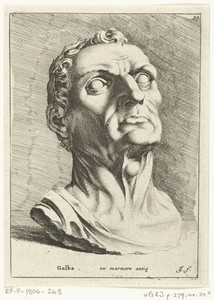 Portretbuste van keizer Servius Sulpicius Galba