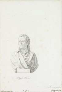 Portretbuste van kunstenaar en architect Pierre Paul Puget