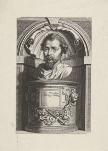 Portretbuste van Philip Rubens, oudheidkundige en filoloog