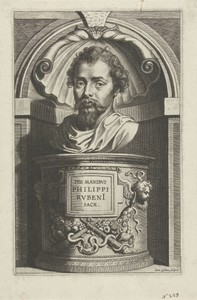 Portretbuste van Philip Rubens, oudheidkundige en filoloog