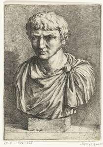 Portretbuste van Pompeius of Augustus