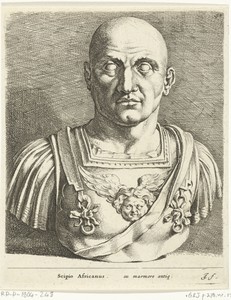 Portretbuste van Publius Cornelius Scipio Africanus