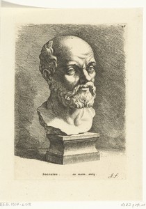 Portretbuste van Socrates