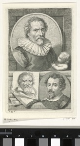 Portretten van Abraham Bloemaert, Adam Elsheimer en Adam van Noort