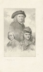 Portretten van Adam Silo, Jacobus Buys en Cornelis Pronk