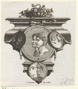 Portretten van Cleopatra en Marcus Antonius