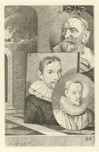 Portretten van Cornelis Jacobsz. Delff, Gheraert Verspronck en Jan Snellinck
