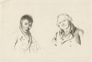 Portretten van Daniël Dupré en Christiaan Welmeer