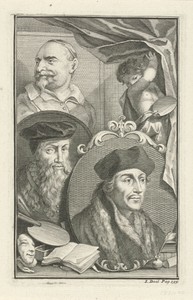 Portretten van Desiderius Erasmus, David Jorisz en Jan Snellinck