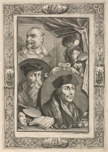 Portretten van Desiderius Erasmus, David Jorisz en Jan Snellinck