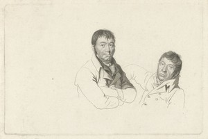 Portretten van Dirk Versteegh en Hendrik de Flines