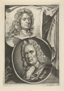 Portretten van Gottfried Kneller en Gerard Hoet