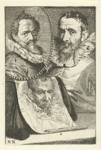 Portretten van Hans von Aachen, Pieter Brueghel II en Jan Brueghel I