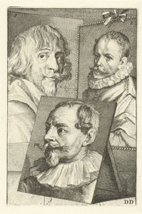 Portretten van Hendrik van Steenwijck, Jacob de Gheyn en Sebastiaan Vranx