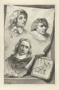 Portretten van Jan Lievens, Anthonie Palamedesz. en Erasmus Quellinus