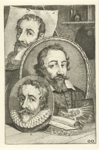 Portretten van Johann I, Rafael en Aegidius Sadeler