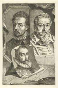Portretten van Joris Hoefnagel, Frans Francken en Hieronymus Francken