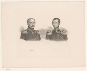 Portretten van Karl Prittwitz en Eduard von Bonin