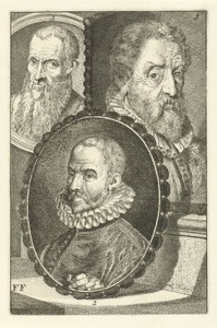 Portretten van Maerten de Vos, Jan van der Straet en Jan Gols van Kaiserswerth