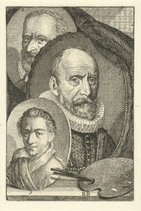 Portretten van Marten van Valckenborch, Crispijn van den Broeck en Pieter van Veen