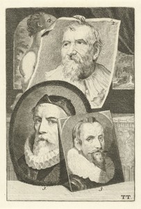 Portretten van Otto van Veen, Adam van Noort en Marcus Gheeraerts II