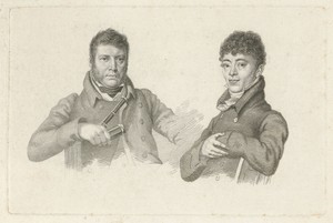 Portretten van Pieter Gerardus van Os en Albertus Jonas Brandt