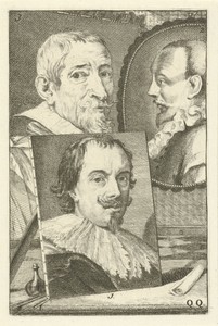 Portretten van Pieter Stevens, Jan Saenredam en Joos de Momper II