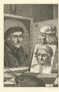 Portretten van Quinten Massijs I, Jheronimus Bosch en Aertgen van Leyden