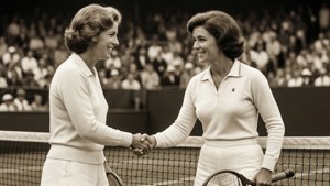 Post-Match Handshake with Mortimer