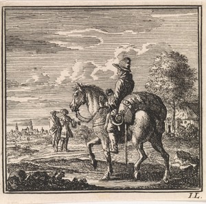 Postbode te paard